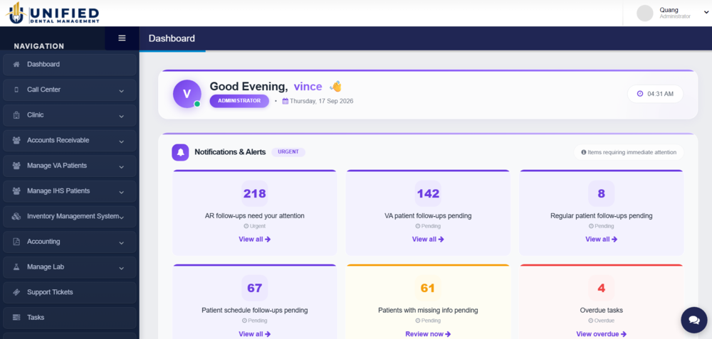dashboardvince